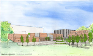 watercolor of project exterior