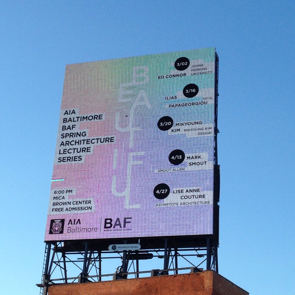 billboard promoting series on Charles Street